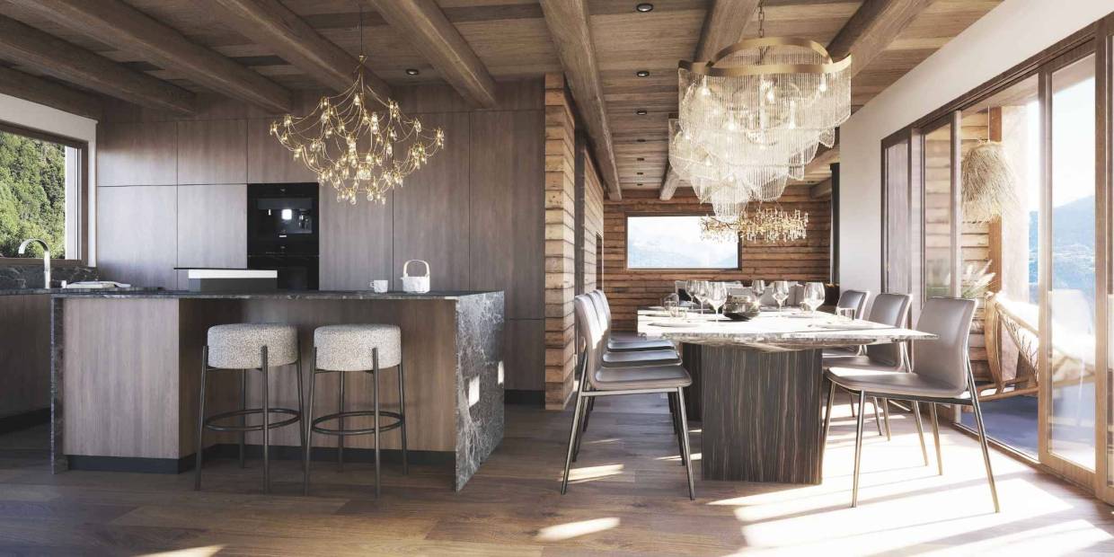 Chalet neuf à Vercorin.