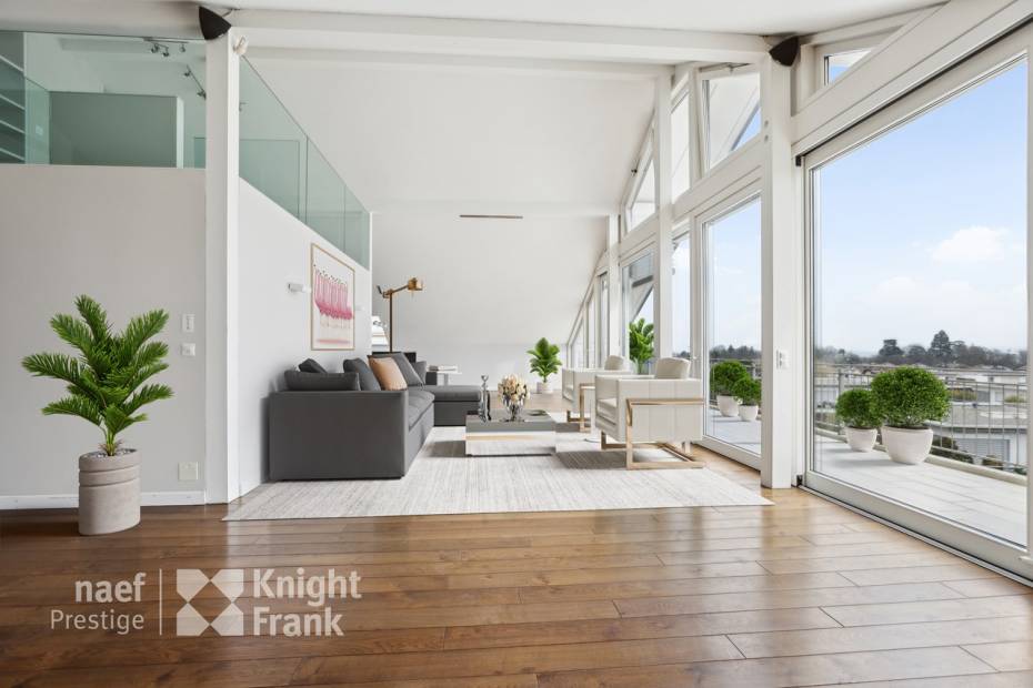 Grand appartement avec vue lac