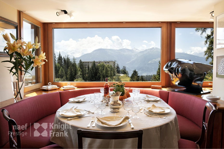 Chalet de prestige à Crans-Montana.
