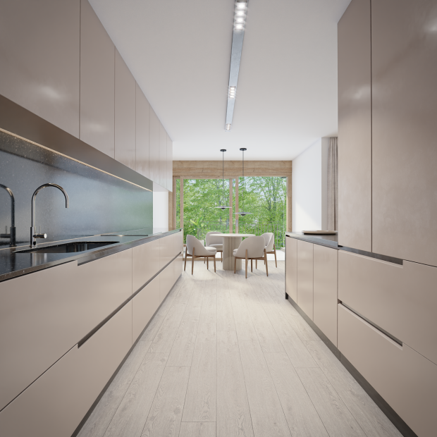 Appartement de 5 pièces avec terrasse et jardin privé
