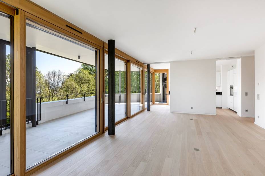 Appartement neuf de 7 pièces avec terrasse en rooftop et vue sur le lac