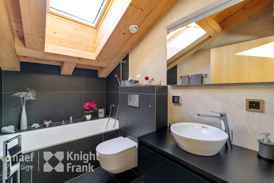 Penthouse in Le Châble, in a quiet area close to all amenities
