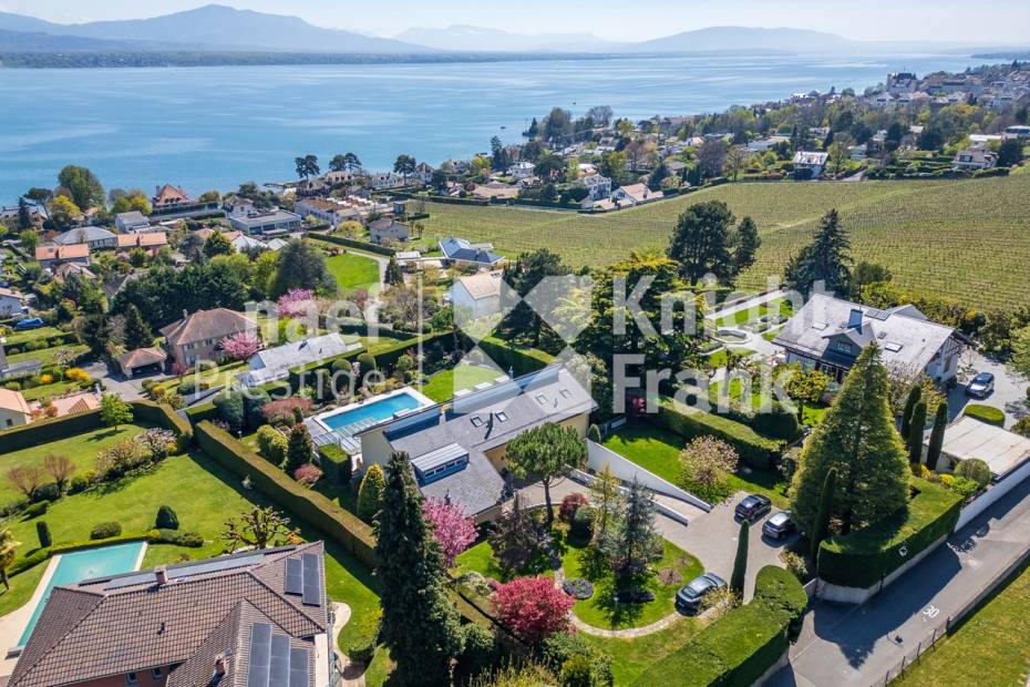 Prestigieuse demeure avec vue imprenable sur le lac Léman