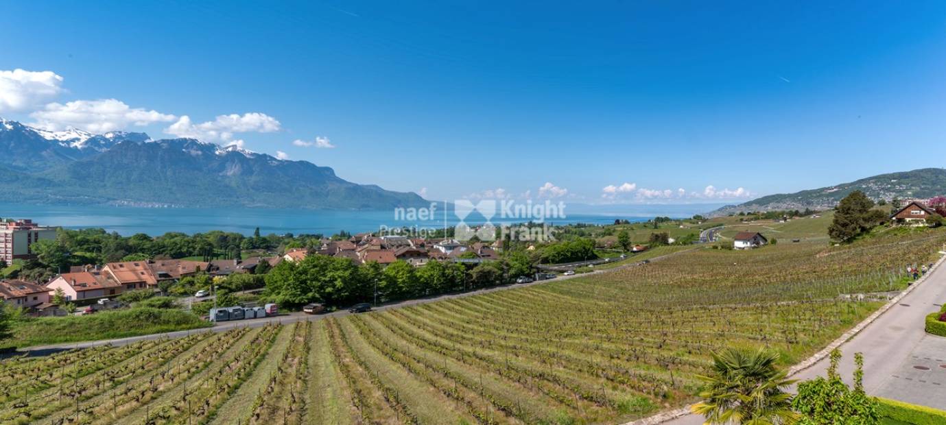 Maison familiale de 7.5 pièces avec ascenseur privatif et vue panoramique sur le lac à vendre à Chailly/Montreux