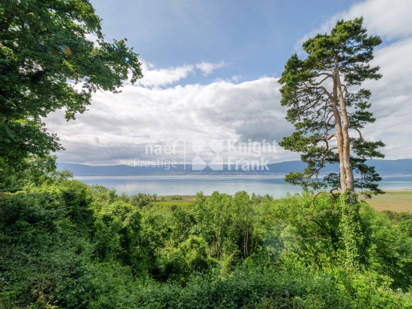 Propriété d’exception avec vue imprenable sur le lac de Neuchâtel à vendre à Chabrey