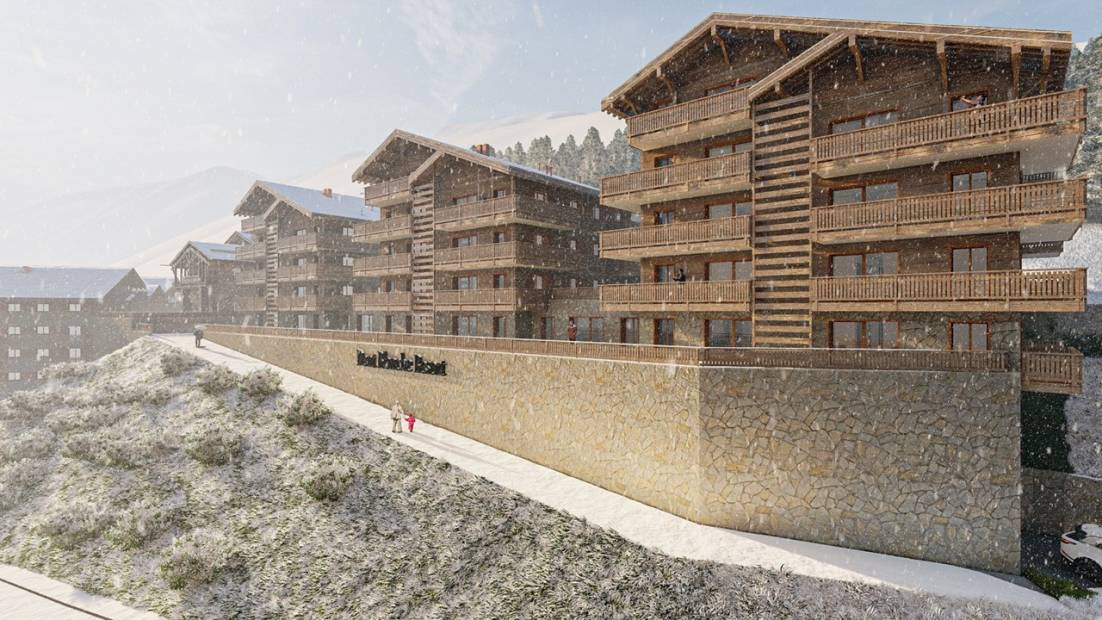 Appartement ski-in, ski out, à Hérémence.