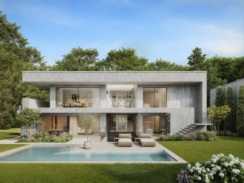 Haut Rivage, Cologny | 3 villas individuelles avec vue lac