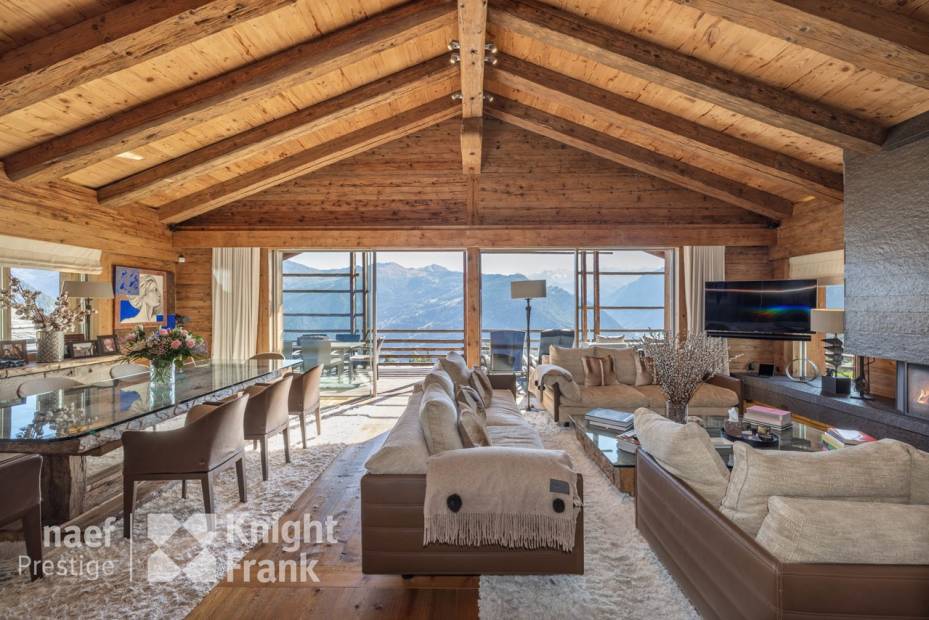Chalet de haut-standing avec piscine, à Verbier