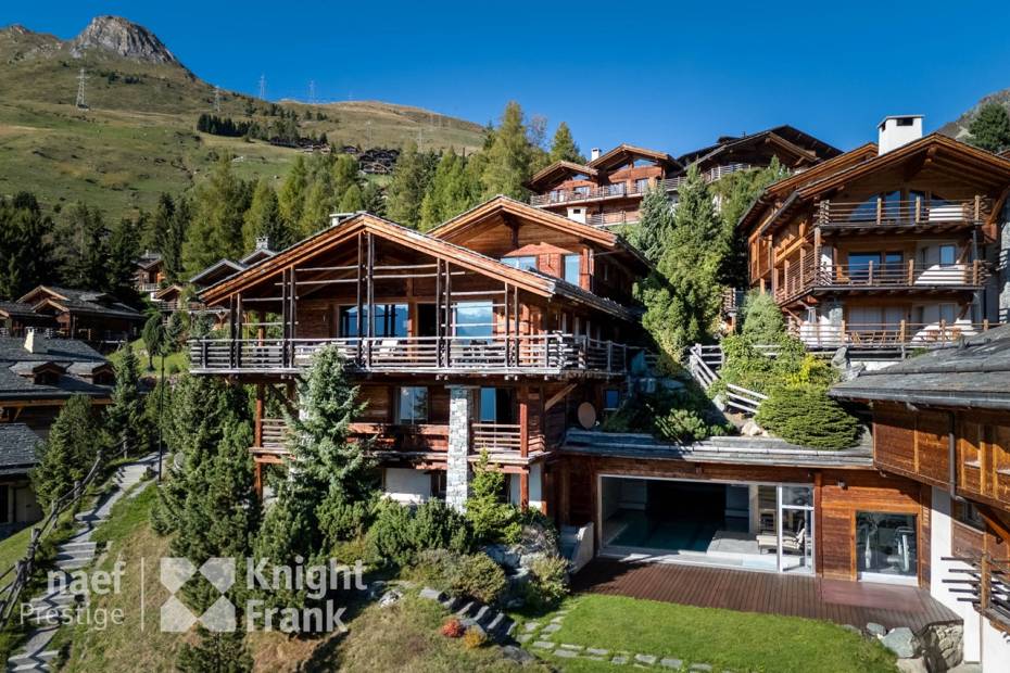 Chalet de haut-standing avec piscine, à Verbier