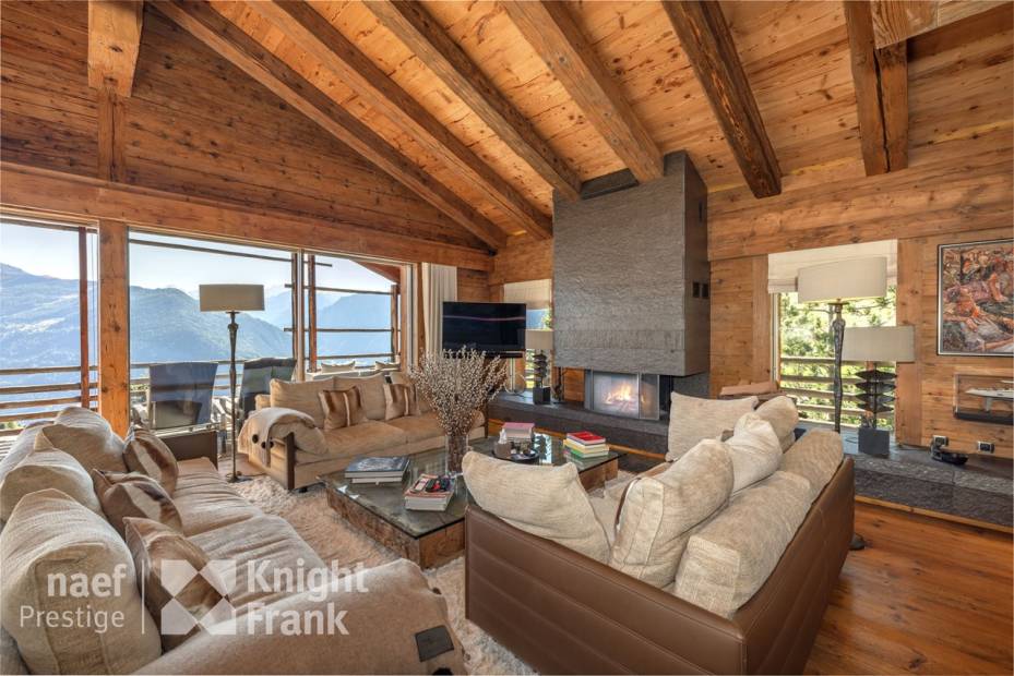 Chalet de haut-standing avec piscine, à Verbier