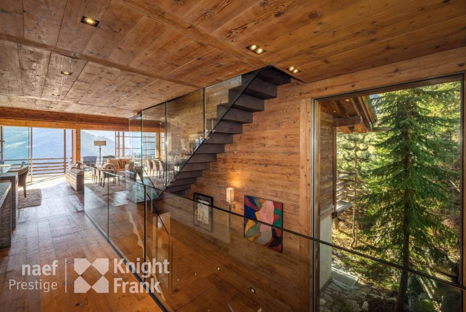 Chalet de haut-standing avec piscine, à Verbier