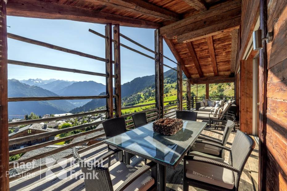 Chalet de haut-standing avec piscine, à Verbier