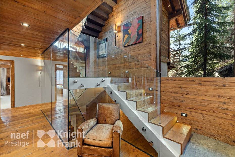 Chalet de haut-standing avec piscine, à Verbier