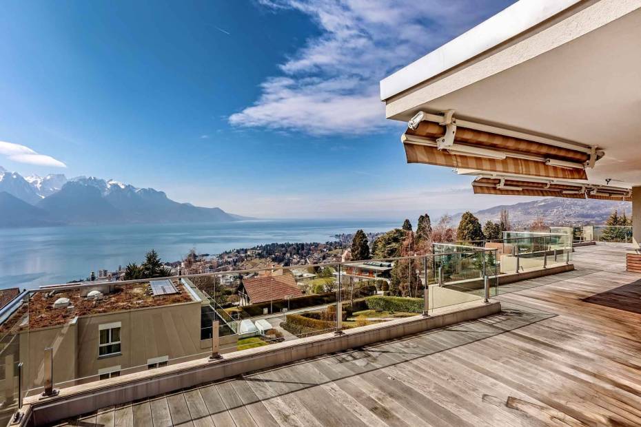 Exceptional / Splendid 6.5-room penthouse for sale at Chernex / Montreux