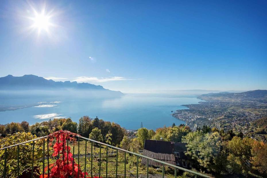 Splendid and incredible 10-room home fully renovated for sale in Caux/Montreux