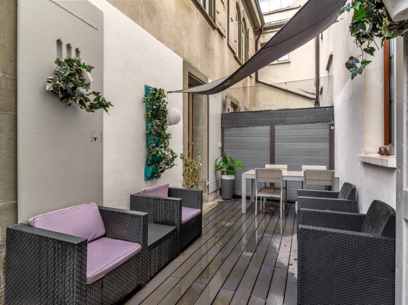 Appartement de 7.5 pièces avec terrasse dans un immeuble historique à vendre à Vevey-centre