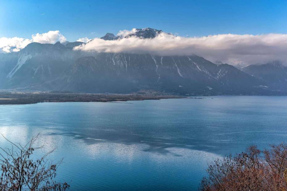 Bel appartement de 4.5 pièces avec une magnifique vue sur le lac et les montagnes à vendre à Glion/Montreux
