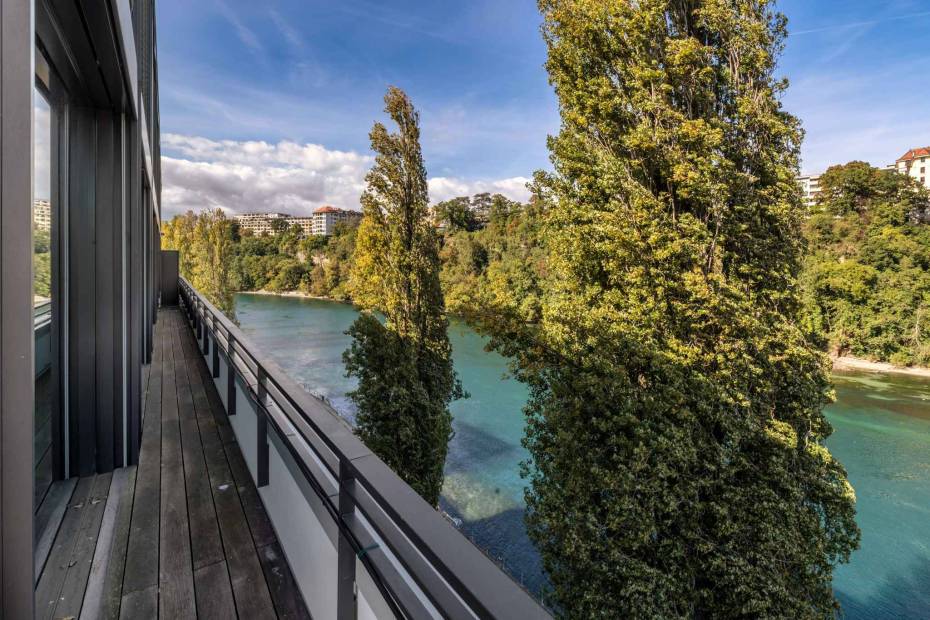 Loft avec vue sur le Rhône.