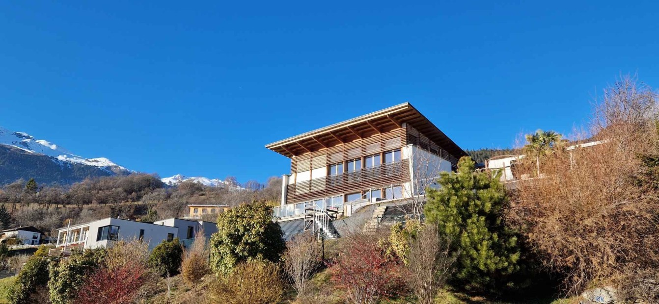 Magnifique villa d’architecte à Chandolin sans vis-à-vis avec vue superbe
