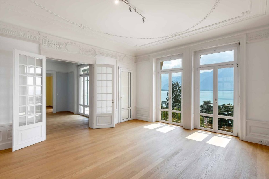 Appartement de 8.5 pièces de haut standing avec cachet et vue panoramique à vendre à Montreux