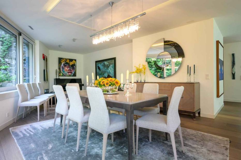High standing 5.5-room duplex apartment with private garden for sale in La Tour-de-Peilz